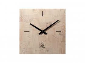 Часы настенные SLT 5196 CHESS WHITE WOOD в Витиме - vitim.mebel-nsk.ru | фото