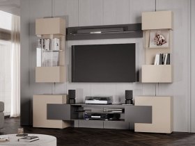 Гостиная Фэнтези (кашемир/графит) в Витиме - vitim.mebel-nsk.ru | фото