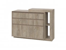 Комод 1200 22 J-Э Этна (дуб эндгрей) в Витиме - vitim.mebel-nsk.ru | фото