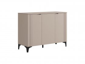 Комод 3 Рич (кашемир/фрапучино матовый/черный) в Витиме - vitim.mebel-nsk.ru | фото