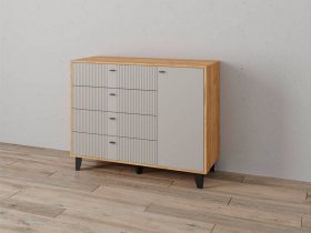 Комод «Катрин-13» (дуб крафт золотой/сантьяго софт) в Витиме - vitim.mebel-nsk.ru | фото