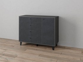 Комод «Катрин-13» (графит/гранит лофт) в Витиме - vitim.mebel-nsk.ru | фото
