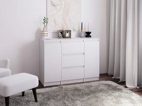 Комод Км011 (белый) в Витиме - vitim.mebel-nsk.ru | фото