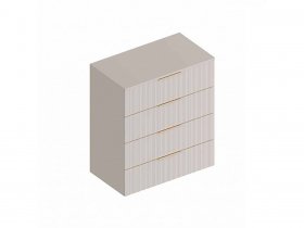 Комод с 4 ящ. «Тефия» (тефия/софт сантьяго) в Витиме - vitim.mebel-nsk.ru | фото