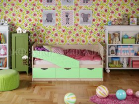 Кровать детская Бабочки 1,8 м в Витиме - vitim.mebel-nsk.ru | фото
