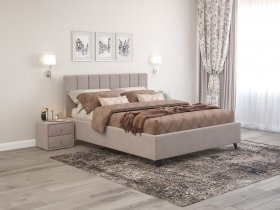 Кровать двуспальная 1,2м с под.мех. Оливия в Витиме - vitim.mebel-nsk.ru | фото