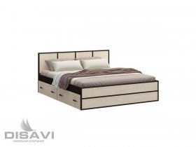 Кровать двуспальная 1,4 м Сакура в Витиме - vitim.mebel-nsk.ru | фото