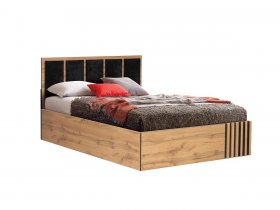 Кровать двуспальная 1,4м с под.мех. 51.20 Либерти в Витиме - vitim.mebel-nsk.ru | фото