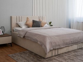 Кровать двуспальная 1,8м с подъем. мех. Леванте в Витиме - vitim.mebel-nsk.ru | фото