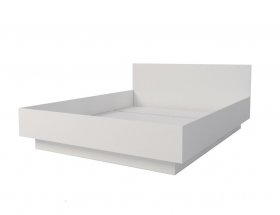 Кровать двуспальная Мебелевс 1,6 м (белый) в Витиме - vitim.mebel-nsk.ru | фото