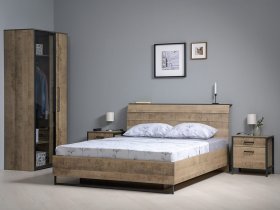 Кровать двуспальная с под.мех. 1,6 м Трувор 11.34 в Витиме - vitim.mebel-nsk.ru | фото