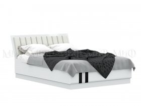 Кровать двуспальная с подъем.мех. 1,6м Магнолия в Витиме - vitim.mebel-nsk.ru | фото