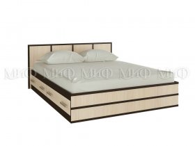 Кровать двуспальная Сакура 1,4 м в Витиме - vitim.mebel-nsk.ru | фото