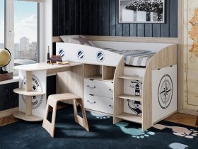 Кровать комбинированная «Немо» в Витиме - vitim.mebel-nsk.ru | фото