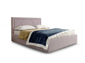 Кровать мягкая 1,6 Сиеста стандарт, вар.1 в Витиме - vitim.mebel-nsk.ru | фото