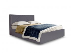 Кровать мягкая 1,6 Сиеста стандарт, вар.3 в Витиме - vitim.mebel-nsk.ru | фото