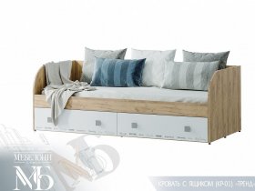 Кровать с ящиками Тренд КР-01 в Витиме - vitim.mebel-nsk.ru | фото