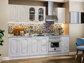 Кухонный гарнитур Лиза-2 (белый) в Витиме - vitim.mebel-nsk.ru | фото