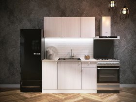 Кухонный гарнитур Ронда 1,4 м в Витиме - vitim.mebel-nsk.ru | фото