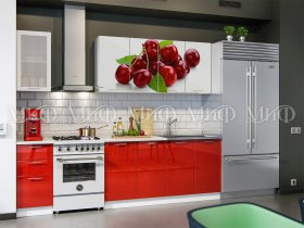 Кухонный гарнитур Вишня в Витиме - vitim.mebel-nsk.ru | фото