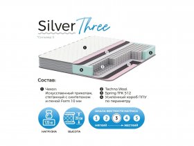 Матрас Silver Three в Витиме - vitim.mebel-nsk.ru | фото