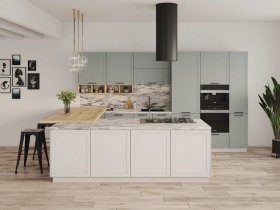 Модульная кухня Перо 3,4м (оазис) в Витиме - vitim.mebel-nsk.ru | фото