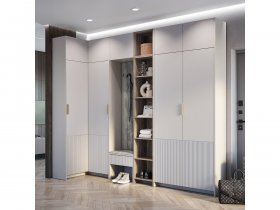 Модульная прихожая Пандора (кашемир/MF03) в Витиме - vitim.mebel-nsk.ru | фото