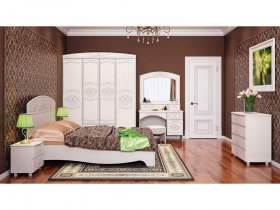 Модульная спальня Каролина в Витиме - vitim.mebel-nsk.ru | фото