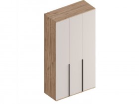 Шкаф 3-ств Сицилия (дуб альпийский/тефия) в Витиме - vitim.mebel-nsk.ru | фото