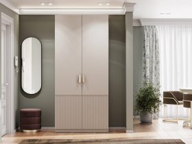Шкаф двухстворчатый Эккервуд (Нью) (меланж) в Витиме - vitim.mebel-nsk.ru | фото