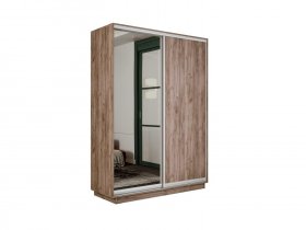 Шкаф-купе двухдверный Экспресс Хит (ЛДСП/зеркало) в Витиме - vitim.mebel-nsk.ru | фото