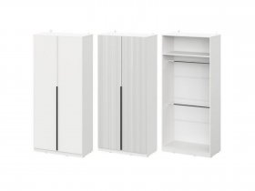 Шкаф ШК-100 Эккервуд (белый) в Витиме - vitim.mebel-nsk.ru | фото