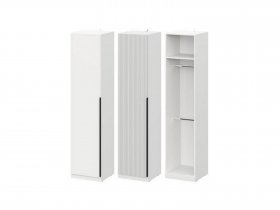Шкаф ШК-50 Эккервуд (белый) в Витиме - vitim.mebel-nsk.ru | фото