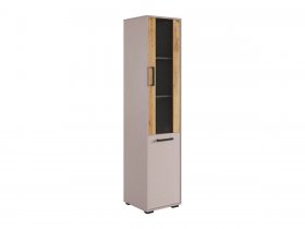 Стеллаж Лайт-2 (кашемир/дуб крафт золотой) в Витиме - vitim.mebel-nsk.ru | фото