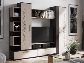 Стенка «Дакота» (венге/дуб молочный) в Витиме - vitim.mebel-nsk.ru | фото