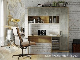 Стол письменный  Техно в Витиме - vitim.mebel-nsk.ru | фото