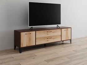 Тумба под ТВ Парус-13 (венге/дуб делано) в Витиме - vitim.mebel-nsk.ru | фото